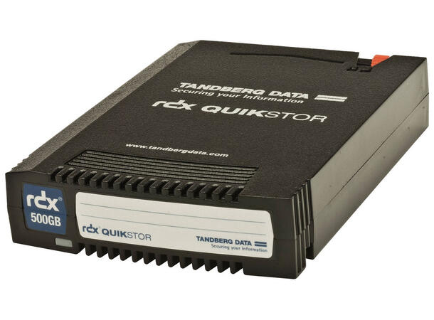 Tandberg Data RDX QuickStor 500GB kasset RDX backup kassett 